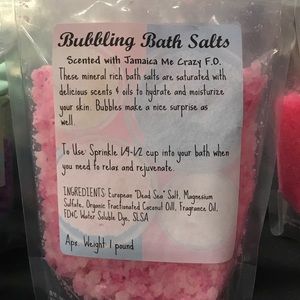 16 oz bubbling bath salts